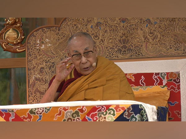 Dalai Lama gives teachings on 15th day of Losar in Dharamshala. (Photo/ANI)