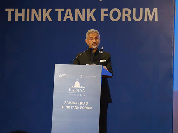 External Affairs Minister S Jaishankar addresses Raisina Dialogue in New Delhi on Saturday (Photo/X@DrSJaishankar)