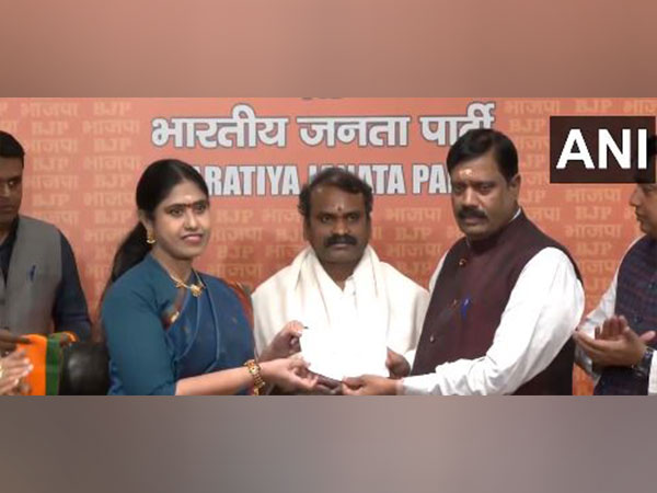 Congress’ three-term Tamil Nadu MLA Vijayadharani joins BJP (Photo/ANI)