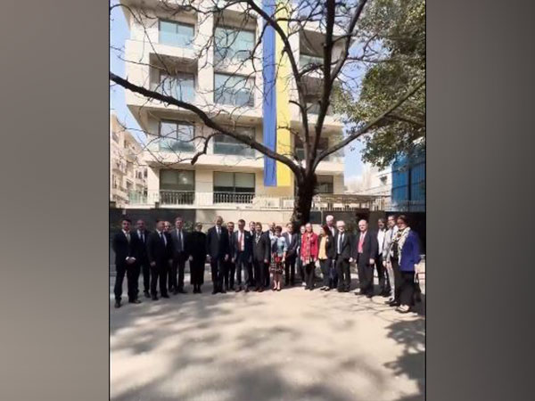 Ukraine embassy in India, EU delegation observes moment of silence to mark 2 yrs of Russia's war (Photo/X@EU_in_India)