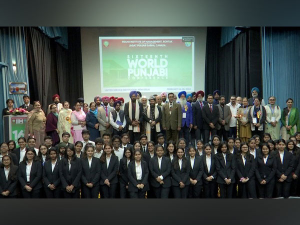 16th World Punjabi Conference was inaugurated in New Delhi on Saturday (Photo/ANI)