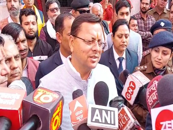 Uttarakhand Chief Minister Pushkar Singh Dhami (Photo/ANI)