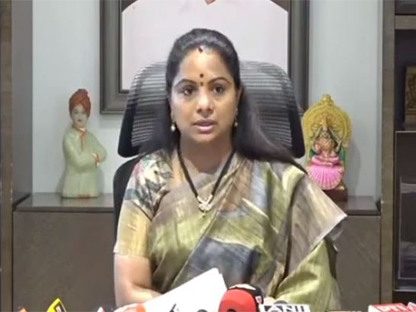 BRS MLC K Kavitha (File photo/ANI)