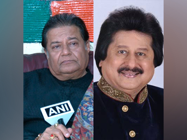 Anup Jalota (Image source/ANI), Late singer Pankaj Udhas (Image source: X) 