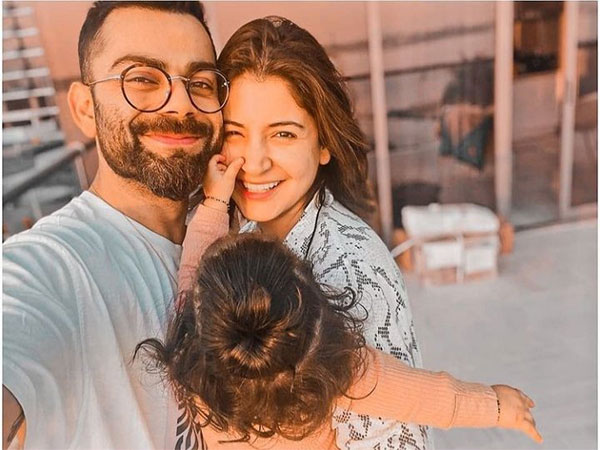 Virat Kohli, Anushka Sharma and their daughter Vamika (Image source: Instagram)