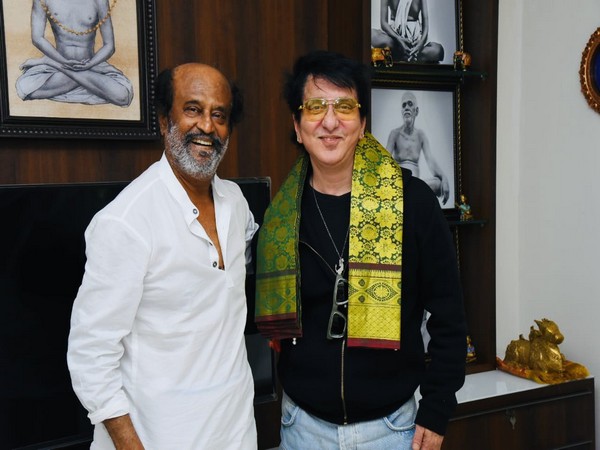 Rajinikanth and Sajid Nadiadwala (Image source: X)