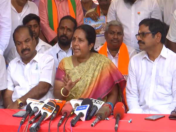 BJP Mahila Morcha president Vanathi Srinivasan. (File Photo/ANI)