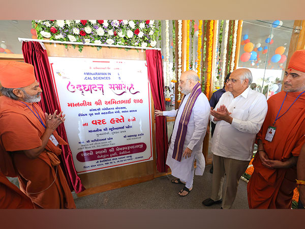 Amit Shah inaugurates Swaminarayan Medical College (Photo/Twitter: Amit ShahI)