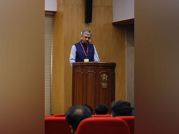 MEA Additional Secretary P Kumaran addressing the Bangladesh Youth Delegation (Photo: X@MEAIndia)
