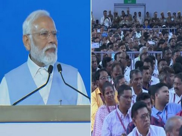 Prime Minister Narendra Modi in Madurai (Images: PMO)