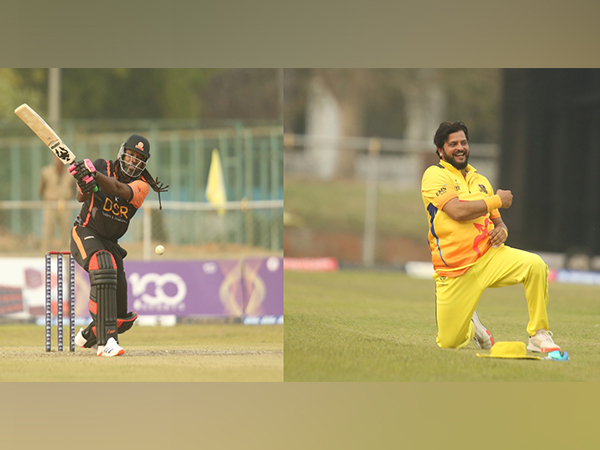 Chris Gayle (left) and Suresh Raina (right) (Photo: IVPL)