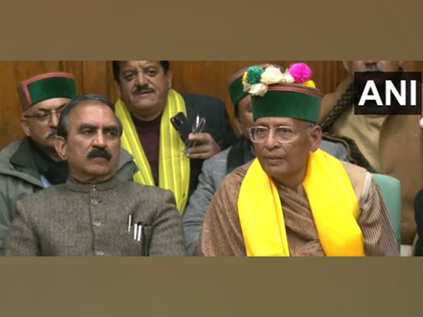 Himachal CM Sukhvinder Singh Sukhu and Congress candidate Abhishek Manu Singhvi (Photo/ANI)