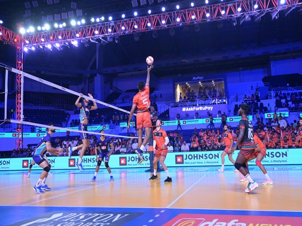 Ashamat Ullah in action during Prime Volleyball League (Image: PVL)