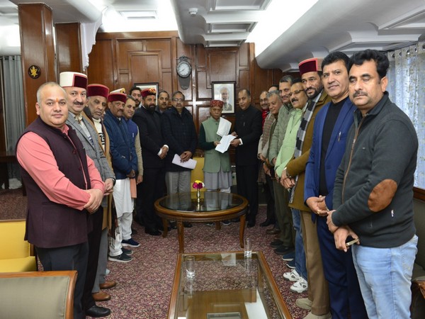 Himachal BJP team meets Governor of State (Photo/ANI)