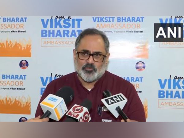 Union Minister Rajeev Chandrasekhar (Photo/ANI)