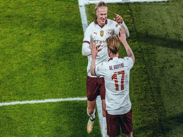 Kevin De Bruyne and Erling Haaland. (Picture: Manchester City)
