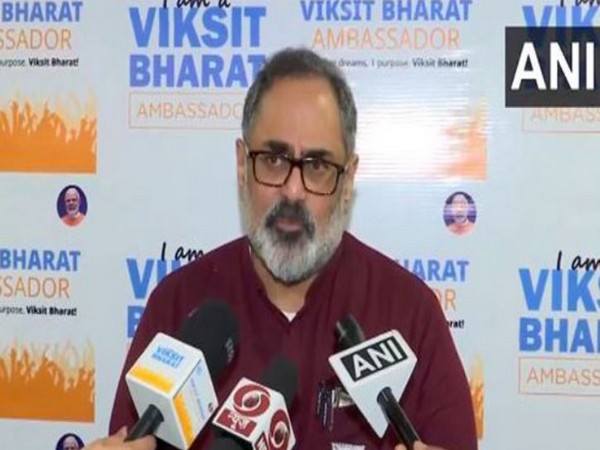 Union Minister Rajeev Chandrasekhar (Image/ANI)