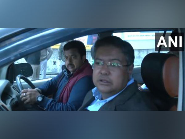 Congress MLA Ashish Butail who arrives at Himachal CM Sukhu residence for breakfast (Phoo/ANI)