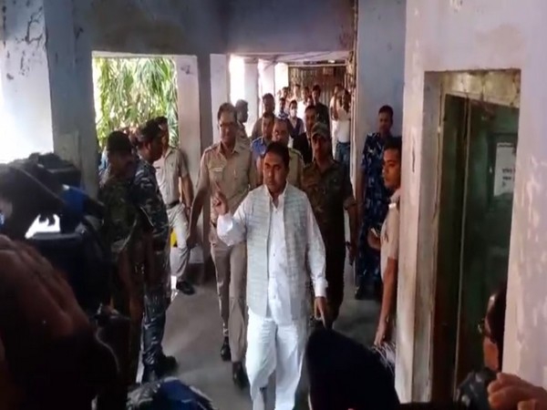 TMC leader Sheikh Shahjahan brought to Basirhat court lockup. (Photo/ANI)