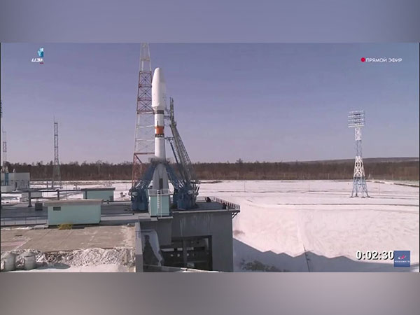 The satellite launch from Russia's Vostochny spaceport. (image credit/IRNA)