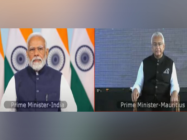 Prime Minister Narendra Modi, Mauritius PM Pravind Jugnauth (Image Credit: YouTube/@NarendraModi)