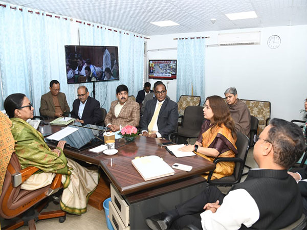Uttarakhand Chief Secretary Radha Raturi instructs officials to increase production of millet in state (Photo/ANI)