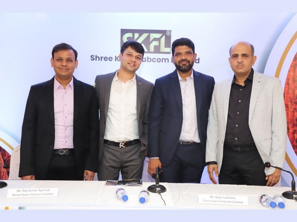 L to R - Raj Kr. Agarwal, Rajiv Lakhotia, & Manoj Karnani – Directors of Shree Karni Fabcom Limited and Rajesh Sharma - Horizon Management Private Limited