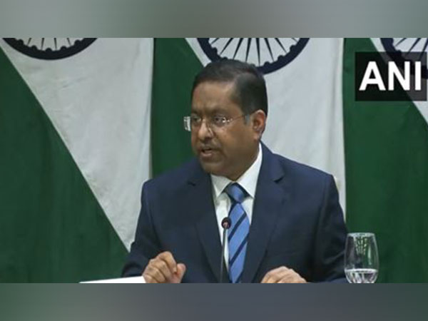 MEA spokesperson Randir Jaiswal. (Photo/ANI)