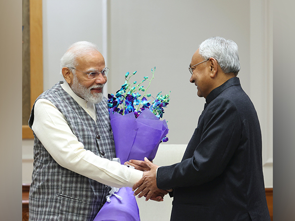 Chief Minister of Bihar Nitish Kumar meets PM Narendra Modi in New Delhi (File Photo/ANI)