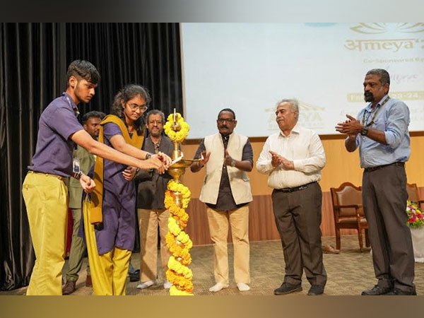 Inaugurating Ameya'24 by Lamp Lighting