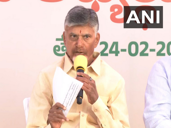 Former Andhra Pradesh Chief Minister Chandrababu Naidu (File Photo/ANI)