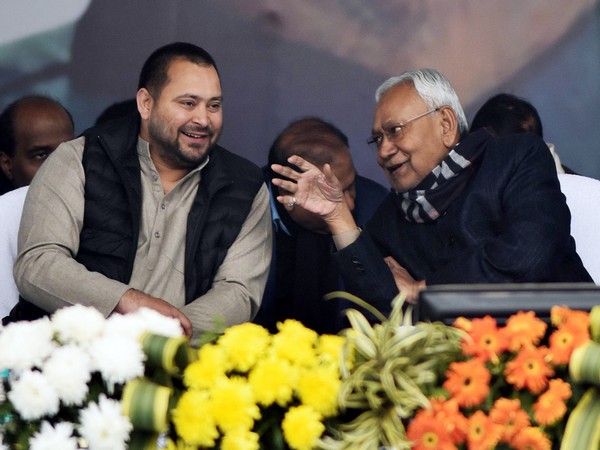 Tejashwi Yadav with Bihar Chief Minister Nitish Kumar (File Photo/ANI) 