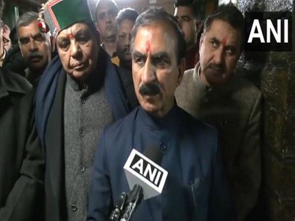 Himachal Pradesh Chief Minister Sukhvinder Singh Sukhu (Photo/ANI)