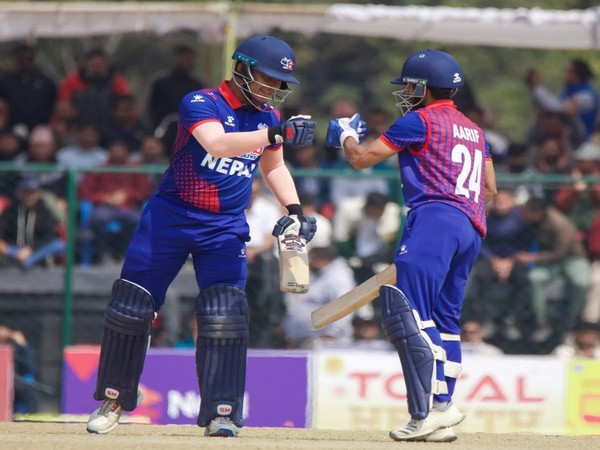 Nepal players in action. (Picture: ICC/X)