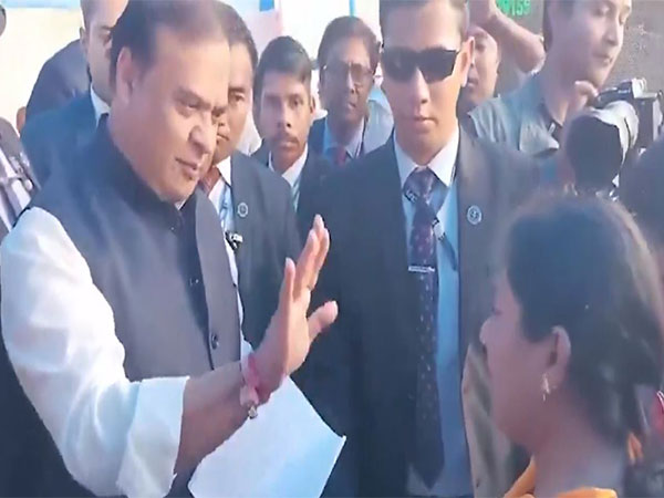 A grab from the video uploaded by the Assam Chief Minister (Image/ANI)