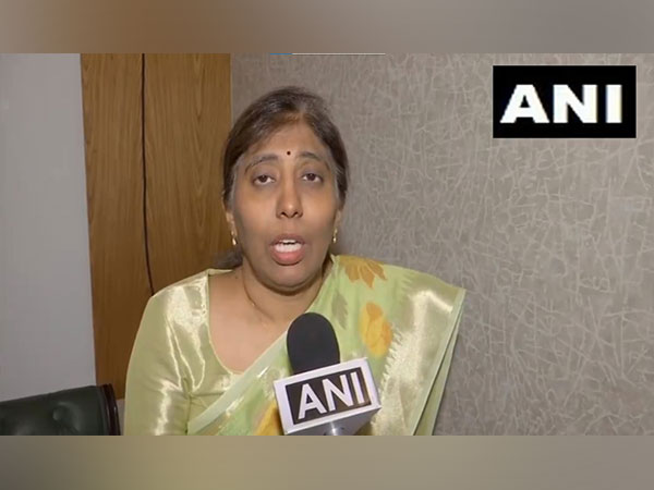 Suneetha Narareddy, daughter of Y.S. Vivekananda Reddy (Photo/ANI) 