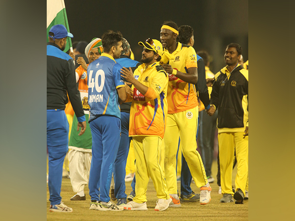 VVIP Uttar Pradesh celebrate after beating Chhattisgarh Warriors to enter final of Indian Veteran Premier League (Image: IVPL)