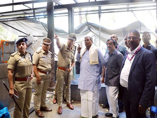 Karnataka Chief Minister Siddaramaiah visits the Rameshwaram Cafe (Photo/ANI)