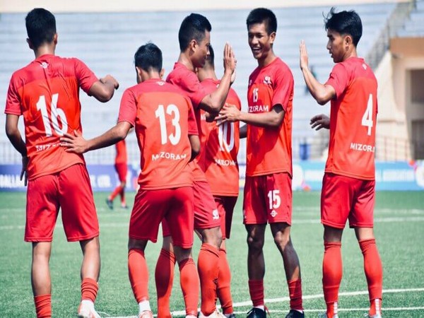 Mizoram team in action. (Photo- AIFF)