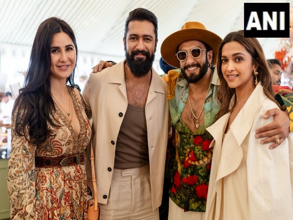 Ranveer Singh, Deepika Padukone, Vicky Kaushal and Katrina Kaif (Image Source: Reliance Industries)