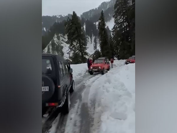 Visuals from the spot after rescue of stranded trekkers in J-K's Poonch. (Photo/ANI)