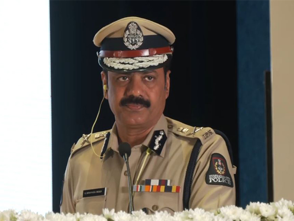 Commisioner of Police, Hyderabad Kothakota Sreenivasa Reddy. (Photo/ANI)