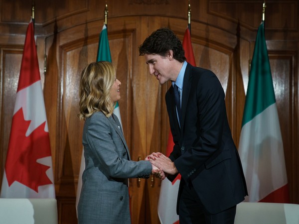 Canadian PM Justin Trudeau with Italian PM Giorgia Meloni (Photo: X @JustinTrudeau)