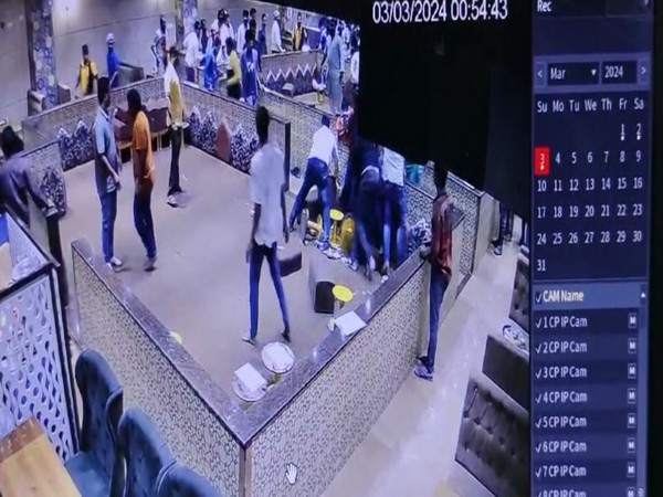 Screengrab of CCTV footage. (Photo/ANI)