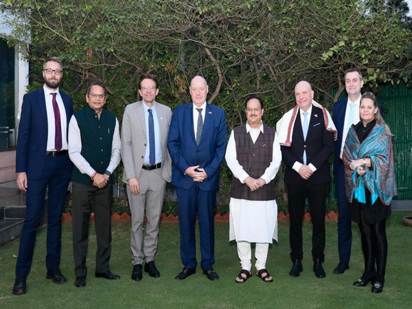 BJP National President JP Nadda meets Danish delegation in New Delhi on Sunday (Photo/X@OfficeofJPNadda)