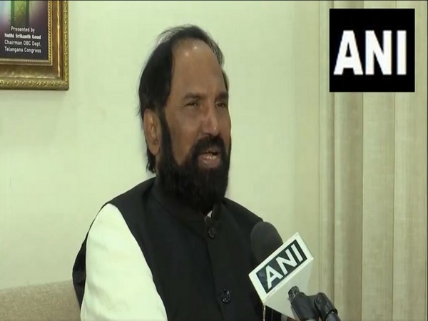 Telangana Irrigation Minister N Uttam Kumar Reddy (Photo/ANI)