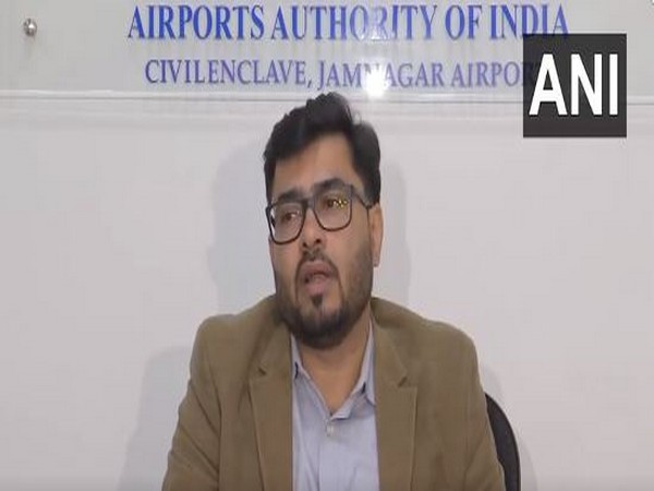 DK Singh, Jamnagar Airport Director (Photo/ANI)