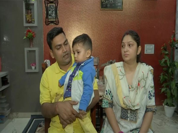 Hridyansh with his parents (Photo/ANI)