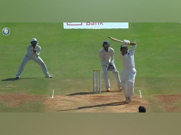 Shardul Thakur's century-scoring six. (Photo- BCCI Domestic Twitter)