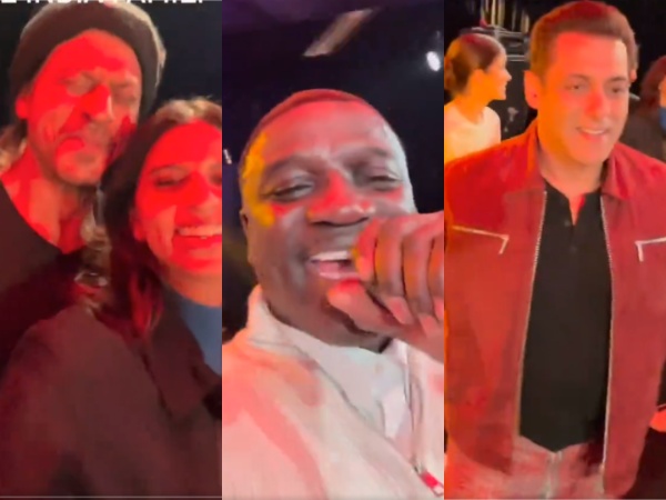 SRK, Suhana, Akon, Salman Khan (Image source: Instagram)